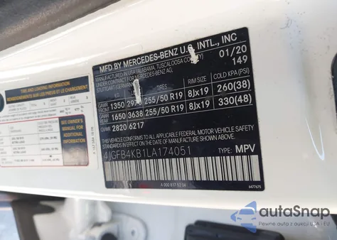 2020 Mercedes-Benz Gle 350 4Matic из США, поврежденный, VIN 4JGFB4KB1LA174051